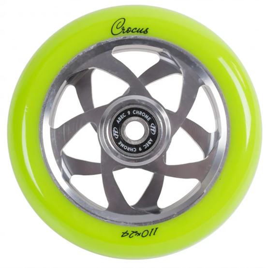 Колесо для самоката Tech Team Crocus 110 мм Green wheel-tt-crocus-110-green - фото 10122