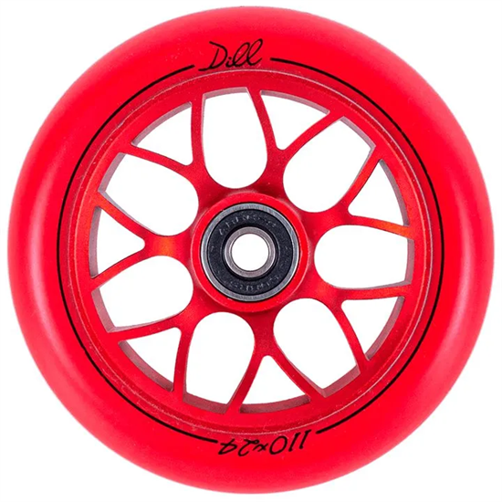 Колесо для самоката Tech Team Dill 110 мм Red wheel-tt-dill-110-red - фото 10127