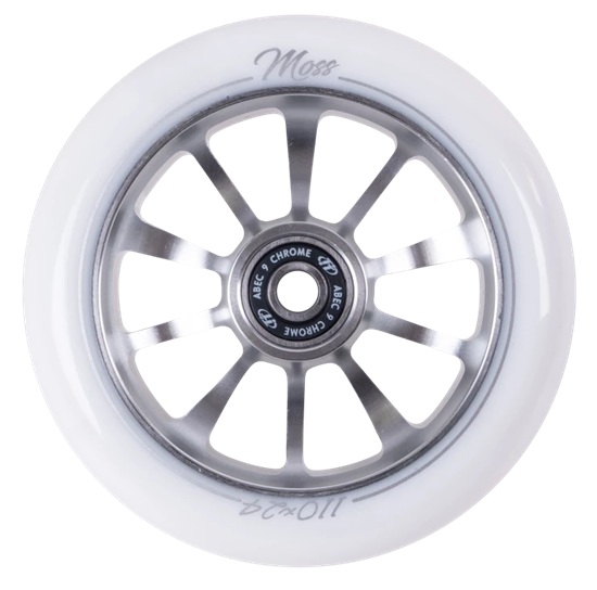 Колесо для самоката Tech Team Moss 110 мм White wheel-tt-moss-110-white - фото 10130