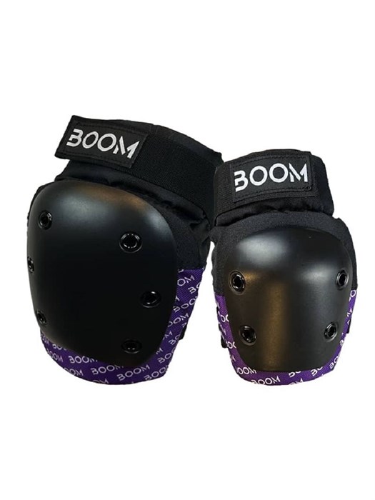 Комплект Наколенники + Налокотники Boom Basic - "M", Фиолетовые. boom-basic-double-purple-m - фото 8138