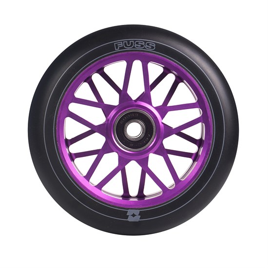 Колесо Tokyo Fuss Shakotan 110 мм., Чёрное с фиолетовым. Shakotan-wheel-black-purple - фото 8369