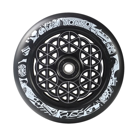 Колесо Tokyo Fuss Itasha 110 мм., Чёрное. Itasha-wheel-black - фото 8419