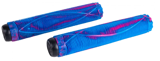 Грипсы Tech Team Fish, Синие с розовым. tt-grips-fish-blue/black - фото 8840