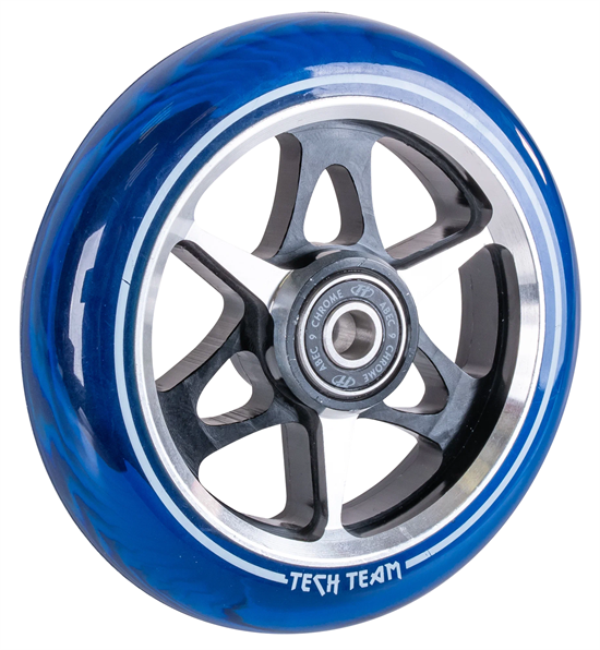 Колесо Tech Team KL 110 мм., Синее. wheel-tt-kl-110-blue - фото 9010