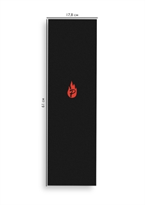 Шкурка для трюкового самоката logo Pipe Red pipelogo-red