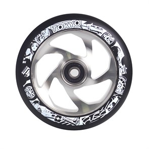 Колесо Tokyo Fuss Dorisha 110 мм., Хром. Dorisha-wheel-silver