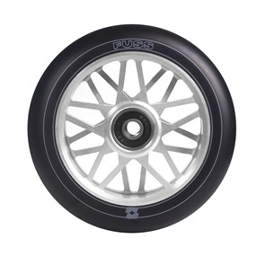 Колесо Tokyo Fuss Shakotan 110 мм., Хром с чёрным. Shakotan-wheel-black-silver