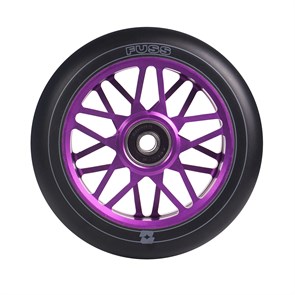 Колесо Tokyo Fuss Shakotan 110 мм., Чёрное с фиолетовым. Shakotan-wheel-black-purple