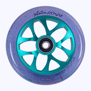 Колесо Tech Team Aster 110 мм., Фиолетовое. wheel-tt-aster-110-purple