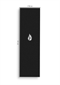 Шкурка для трюкового самоката logo Pipe White pipelogo-white