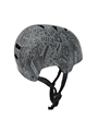 Шлем защитный для cкейтборда самоката и велосипеда PIPE RIDE - Серый M pipe-helmet-greylogo-m