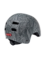 Шлем защитный для cкейтборда самоката и велосипеда PIPE RIDE - Серый L pipe-helmet-greylogo-l