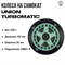 Колесо Union Turbomatic 110 мм., Зелёное. Unionwheel-turbo110mmMint - фото 6764