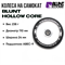 Колесо Blunt Hollow Core 110 мм., Чёрное с хромом. wheel-bl-hollow-110-bl-ch - фото 7644